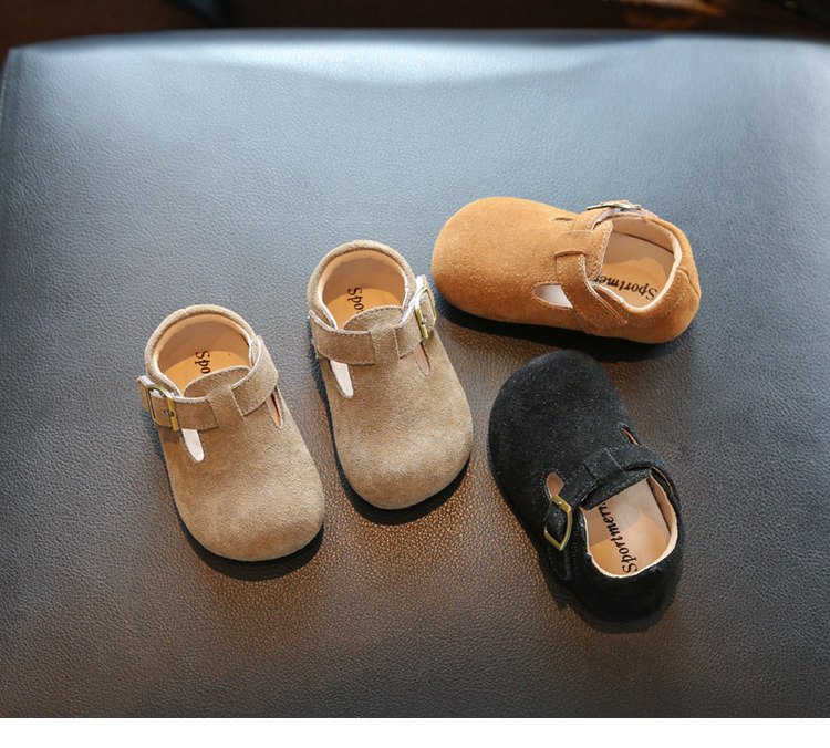 女童单鞋秋季新款儿童勃肯鞋软底婴儿学步鞋女宝宝豆豆鞋小童鞋子详情4
