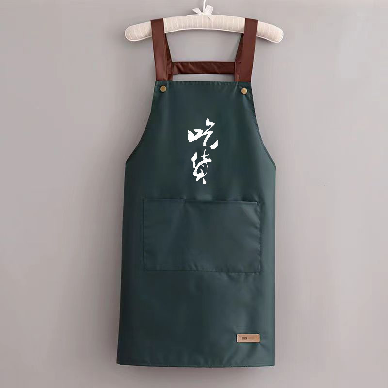 做家务防水防油防污耐脏厨房做饭罩衣 夏季背带围裙工作服详情7