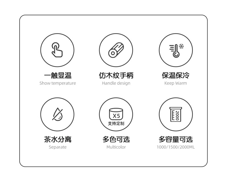 316不锈钢焖茶壶智能显温焖烧杯白茶焖泡壶保温水壶办公家用必备详情23