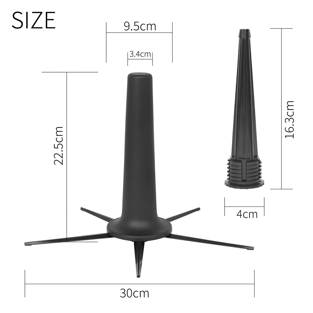 Detachable portable stand for foreign trade saxophone, anti-slip and stable stand for soprano saxophone, 5-leg stand pic 5