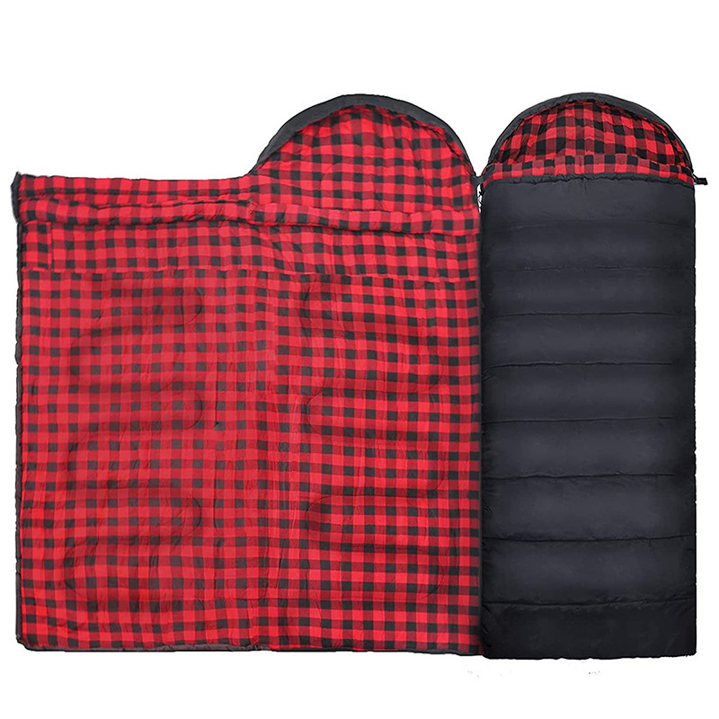 Factory wholesale adult outdoor sleeping bags, single person in spring, autumn and winter, spliced thickened sleeping bags for midday rest, travel and camping pic 9