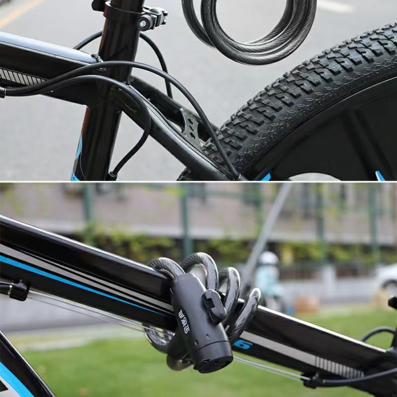 Anti-theft combination lock, steel cable combination lock, smart home anti-picking safety lock pic 22