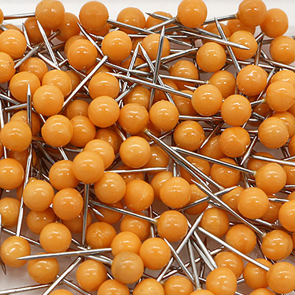 厂家批发彩色小号4*15MM地球针软木板按钉地图标记图钉大头针散装详情9