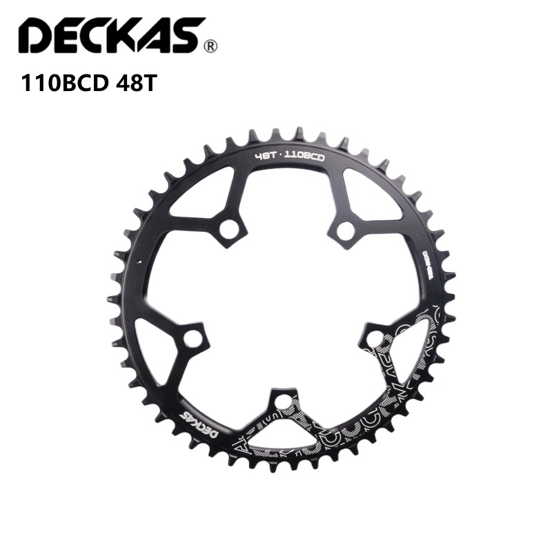 DECKAS 5-jaw disc 38T 58T road bike disc 110BCD 5h hole bicycle positive and negative teeth pic 23
