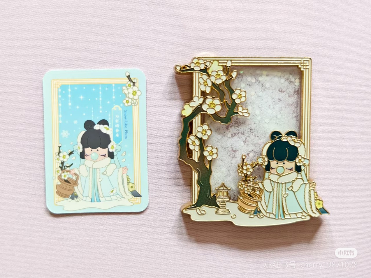 特价款Nanci诗情画意金属流麻冰箱贴盲盒潮玩摆件礼物详情4