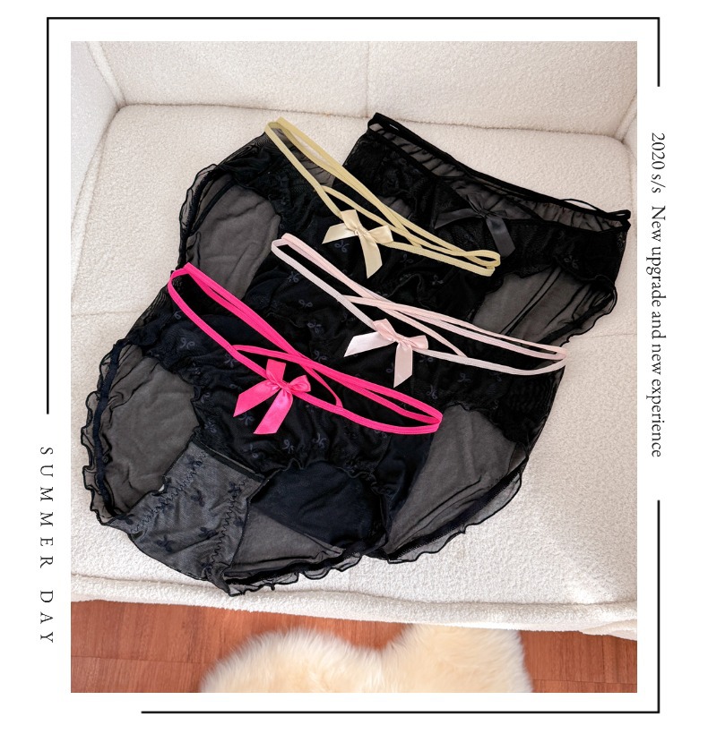 In 2026, the must-have high-end, sexy, high-waisted, antibacterial, seamless lace underpants for Japanese girls, pure and alluring triangle pants for women pic 9