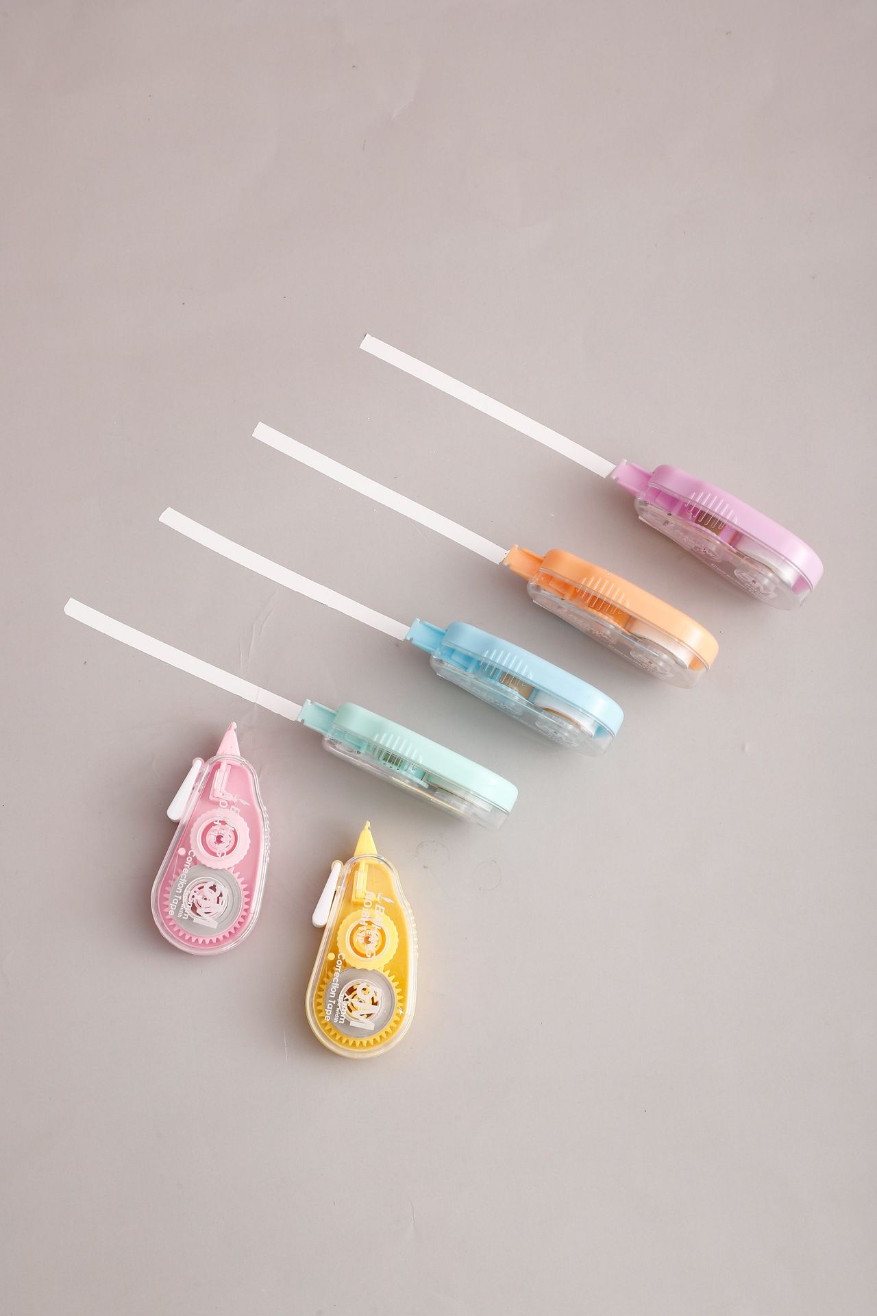 Baihang fully transparent and simple correction tape for student stationery and learning supplies, large-capacity correction and correction tape, 3-piece set pic 4