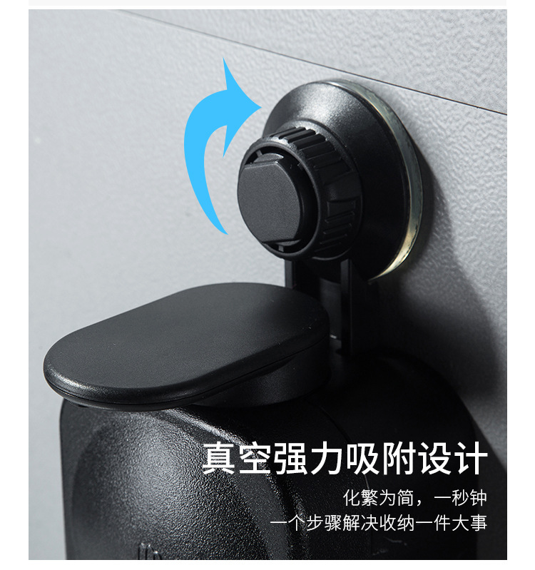 多功能白色吸盘皂液器厨房浴室洗手液瓶简约防滑便捷收纳详情5