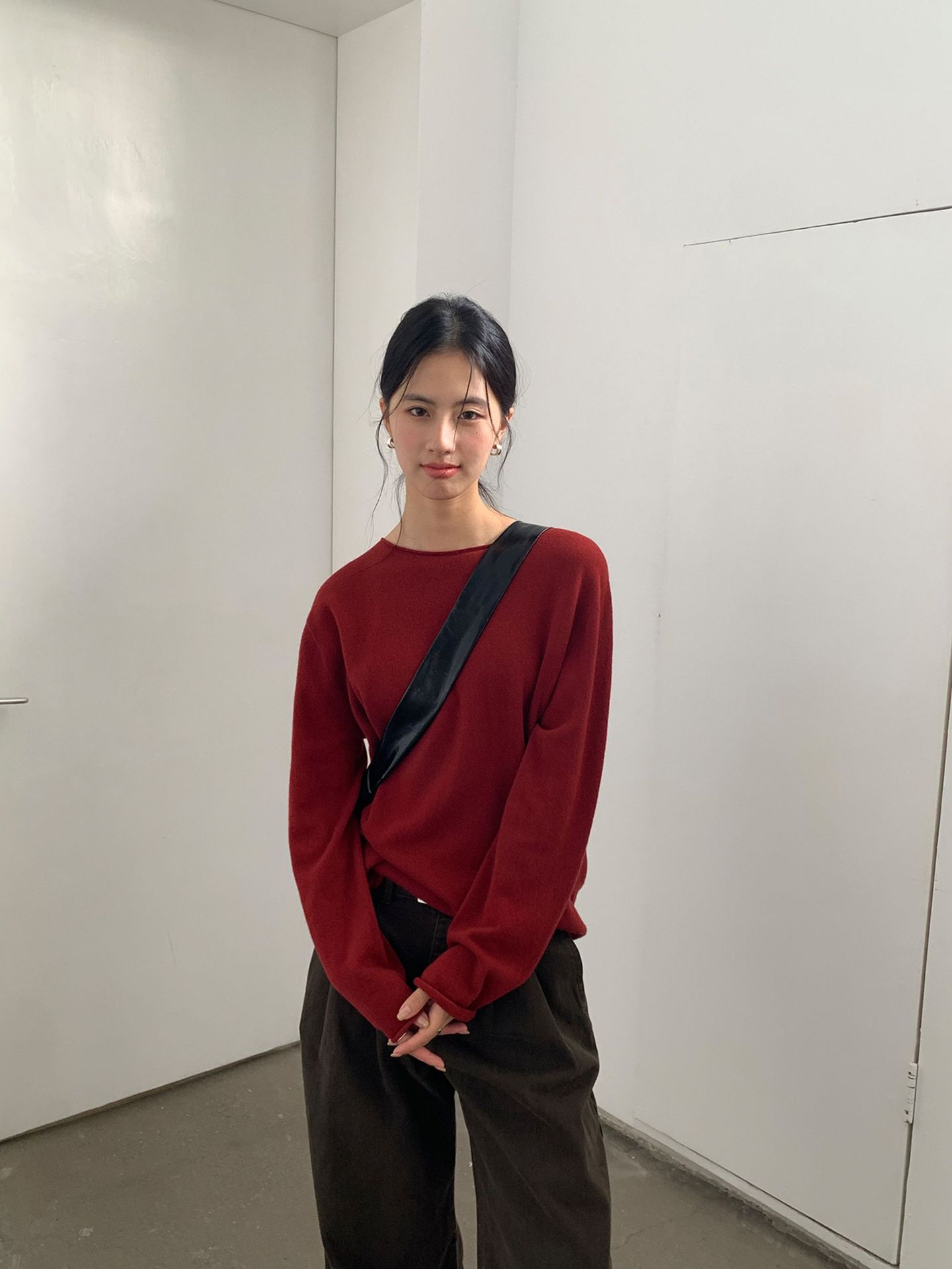 Korean-style seamless one-piece process round-neck pullover cotton and wool sweater, basic base layer for women a1183 in autumn and winter pic 107