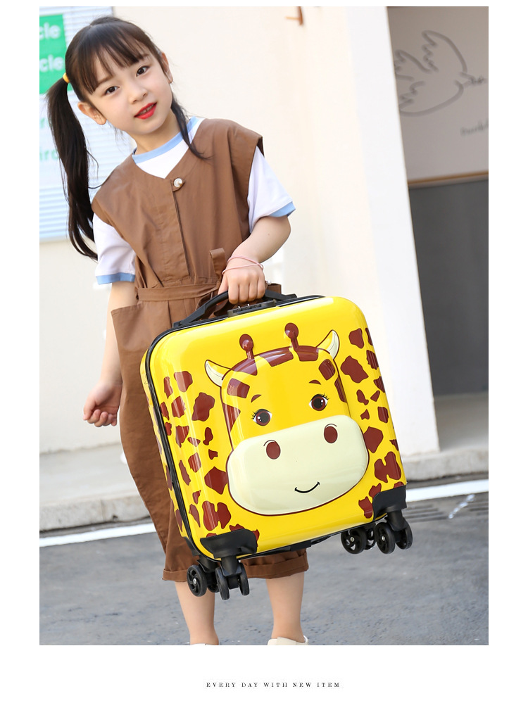 厂家批发儿童拉杆箱登机箱万向轮18寸卡通行李箱儿童箱密码旅行箱详情13