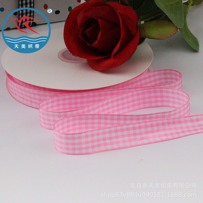 1.5 cinta de celosía milky bird plaid cinta decorativa para hornear pastel cinta de arco material de bricolaje cinta de celosía cinta de regalo pic 35
