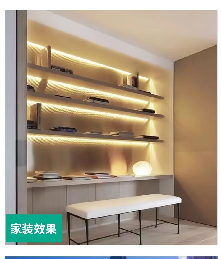 Ultra-thin led light strip 220v ultra-bright outdoor waterproof self-adhesive linear atmosphere home living room ceiling COB soft light strip pic 23