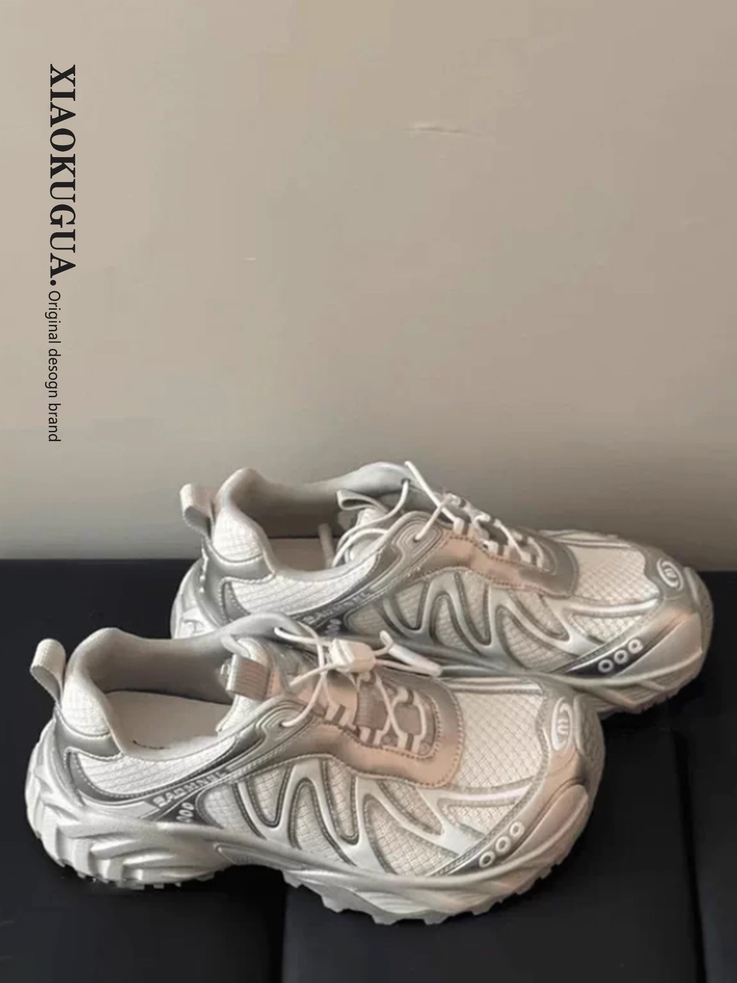 厚底老爹鞋女款2025新款夏季网面透气休闲运动鞋子轻便徒步登山鞋详情10