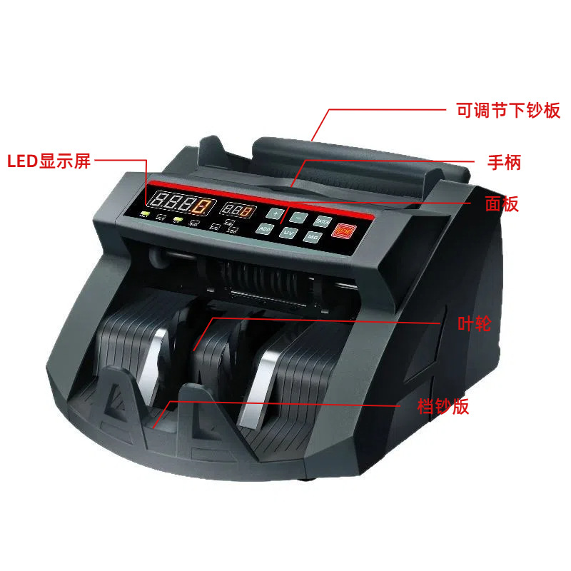 2108 UV/MG/IR点钞机验钞机  兼容美元 欧元 比索等多国货币详情2