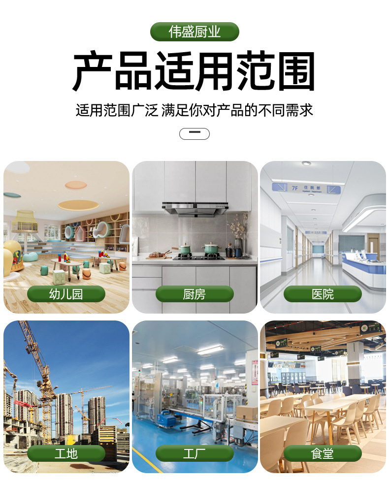 学校不锈钢水槽 幼儿园通长洗手池可做304工地厨房单槽不锈钢水池详情10
