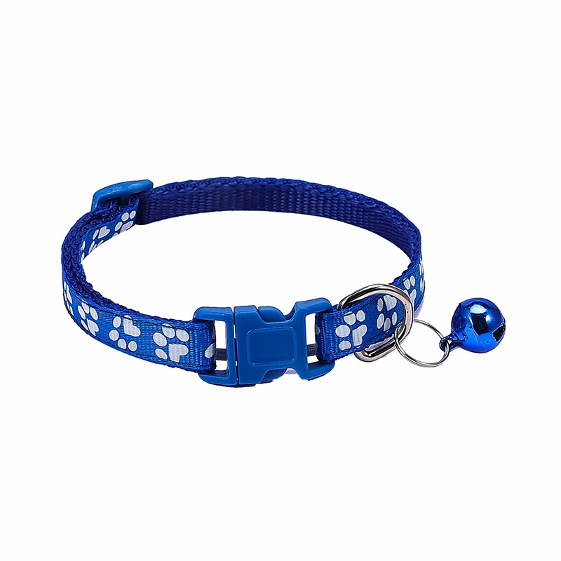 1.0 Pet footprint patch collar, dog neck collar, cat bell collar factory store, large stock available pic 6