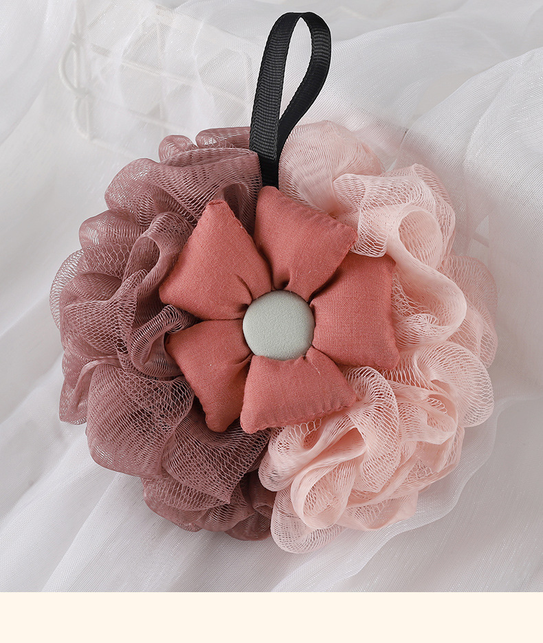 批发新款沐浴球大号不散浴球洗澡搓澡神器家用浴室浴花洗浴球男女详情11