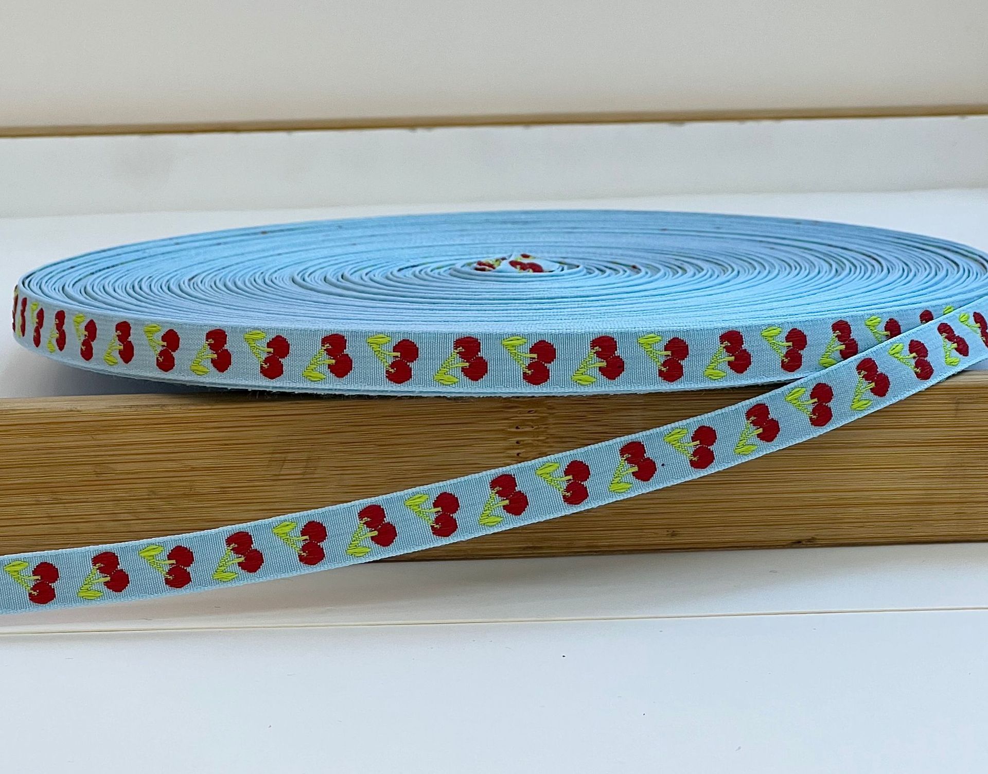 1 cm embroidered jacquard ribbon, hair accessory, headwear, shoe, hat, bag border strap, ethnic woven ribbon, satin ribbon, tie, DIY by hand pic 8