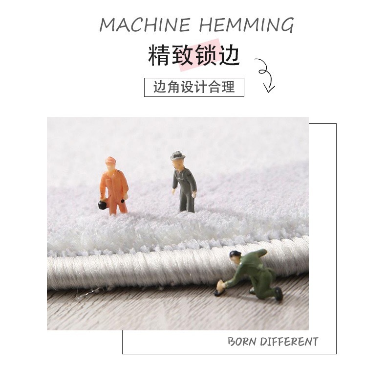 Irregular-shaped French fries, puppy imitation cashmere thickened bedside blanket, anti-slip and breathable cotton and linen base carpet floor mat, household dirt-resistant, cross-border export factory processing polyurethane floor mat, waterproof and anti-slip soft mat, industrial floor mat, tent floor mat, outdoor floor pic 10