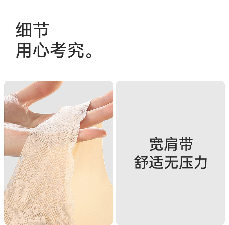 妈妈内衣女前扣文胸无钢圈背心式胸罩中老年人妇女无痕大码夏薄款详情32