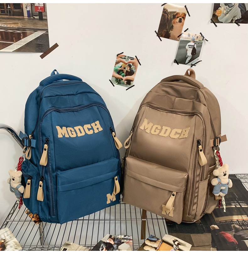 大容量多层书包初中生男女高中生双肩包减负护脊超轻便电脑背包详情31