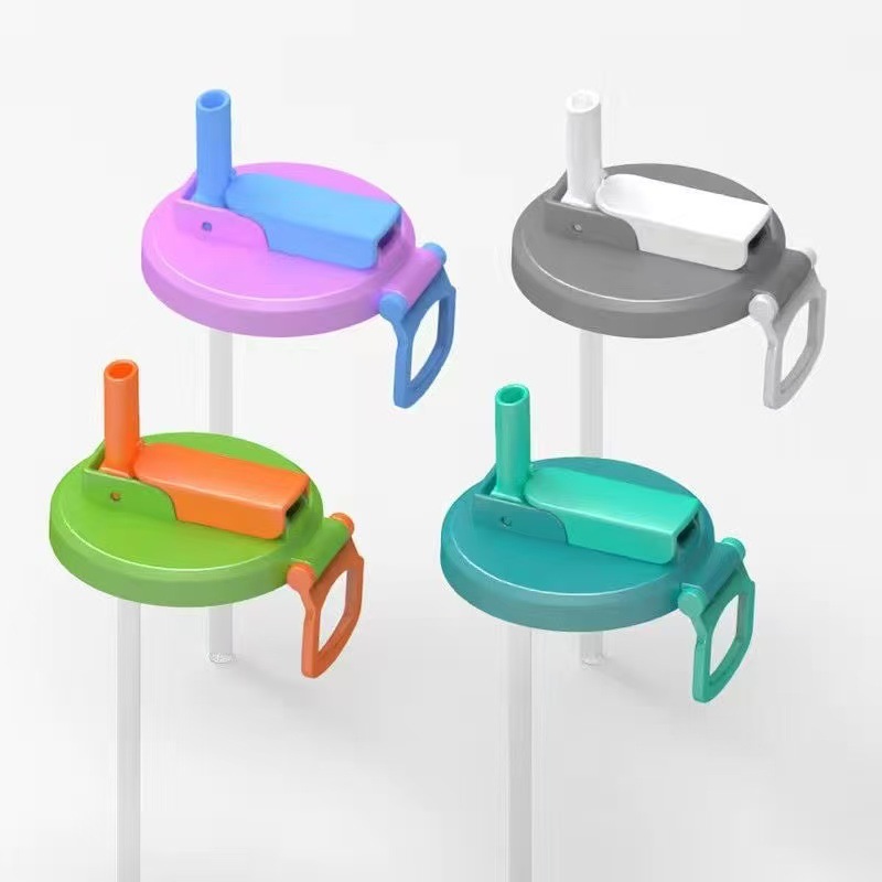 Douyin's best-selling foldable can, straw, one-piece overflow seal cap, cola and Sprite bottle cap, cup cap pic 26