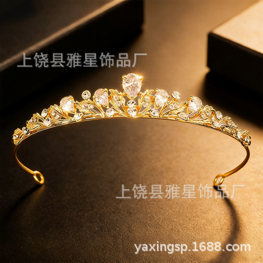 发箍婚巴洛克唯美气质新娘皇冠头饰结婚生日成人礼服配饰旅拍发饰详情3