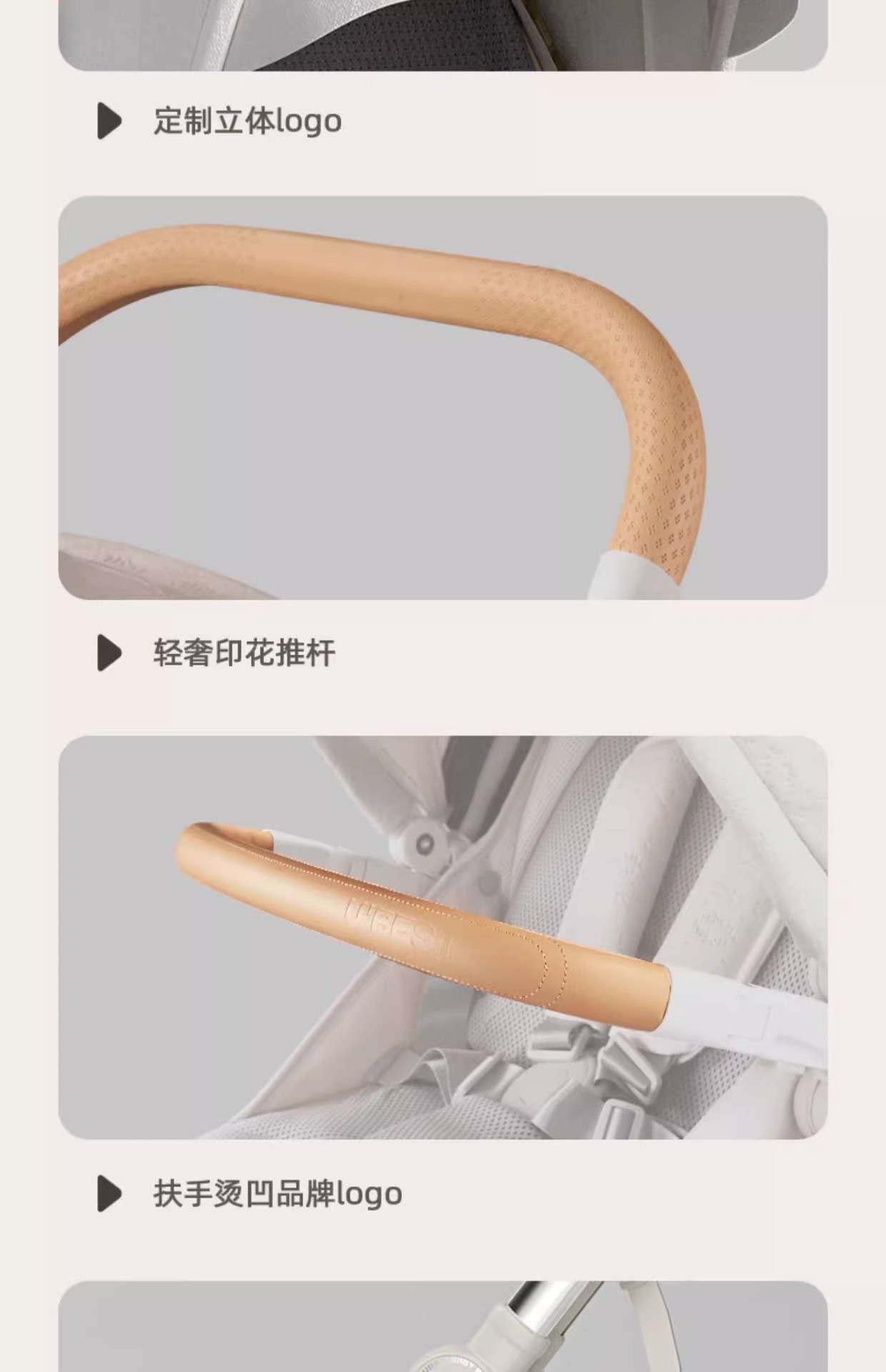 ubestV3 baby stroller, a lightweight bidirectional baby stroller that can be used for sitting or lying down, is foldable and portable pic 35