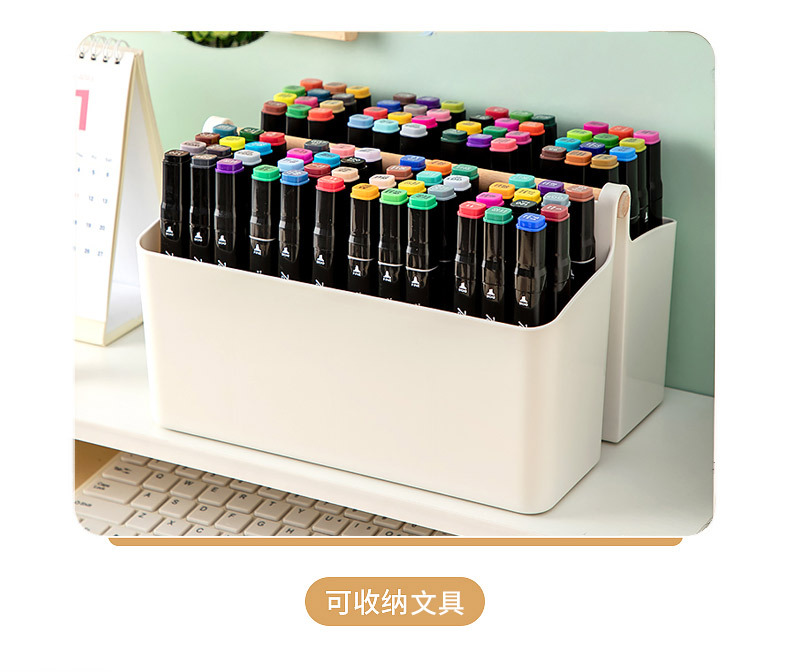 Influencers de estilo japonés cosméticos caja de almacenamiento estante multifuncional hogar papelería de escritorio productos de cuidado de la piel lápiz labial caja de almacenamiento pic 29