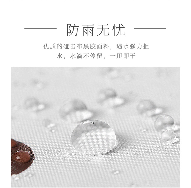 日系小清新8骨黑胶直杆伞长柄雨伞伞简约广告伞复古男女广告雨伞详情17