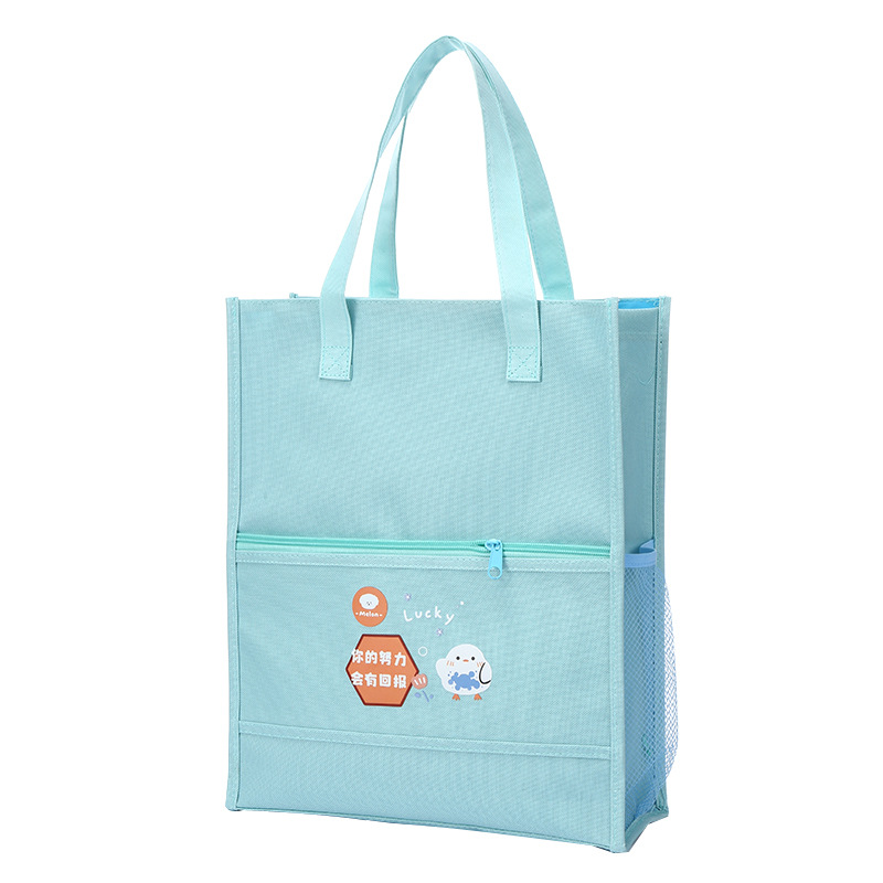 Factory direct supply of cartoon hand-held book bags for primary school students, lightweight and reducing burden. Carefully selected bags for after-school training and remedial classes. Practical and durable school bags for primary school students pic 10