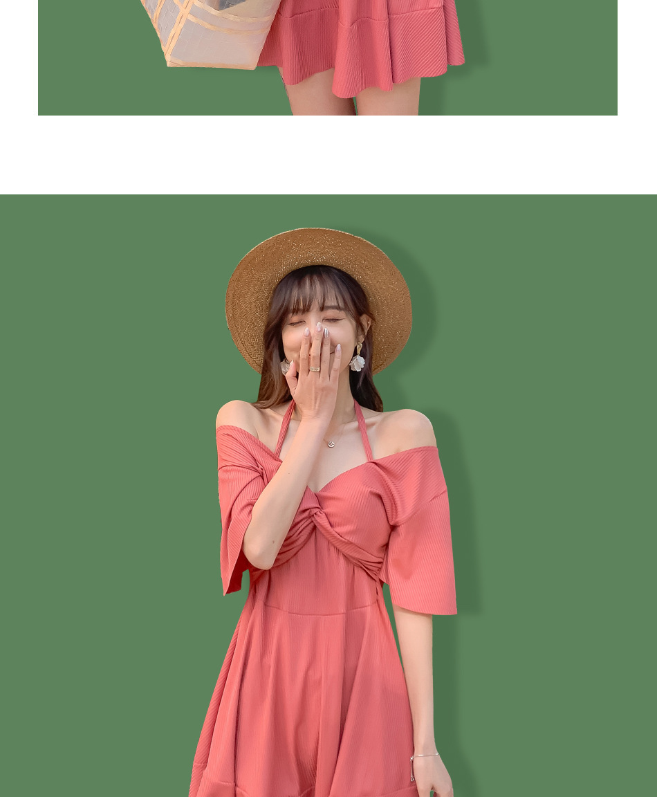 Hot-selling plus-size swimsuits for overweight women and girls, conservative and slimming one-piece dresses, hot spring swimming swimsuits, sexy swimsuits wholesale -038857 pic 12