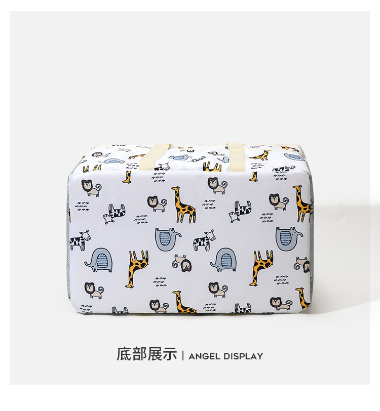 New large-capacity mommy bag, portable and storable baby bag, multi-functional layered baby bag wholesale pic 19