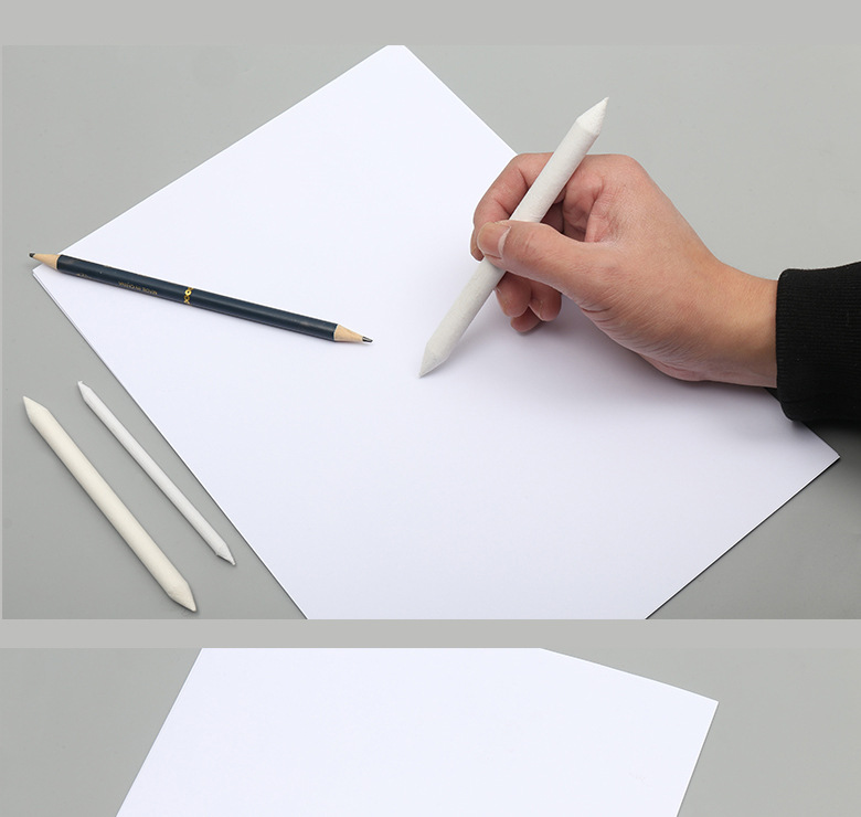 Boyixuan Art Painting 6-piece set of quick sketches, highlights, smudges, corrections, double-headed student sketching special paper erasers pic 6