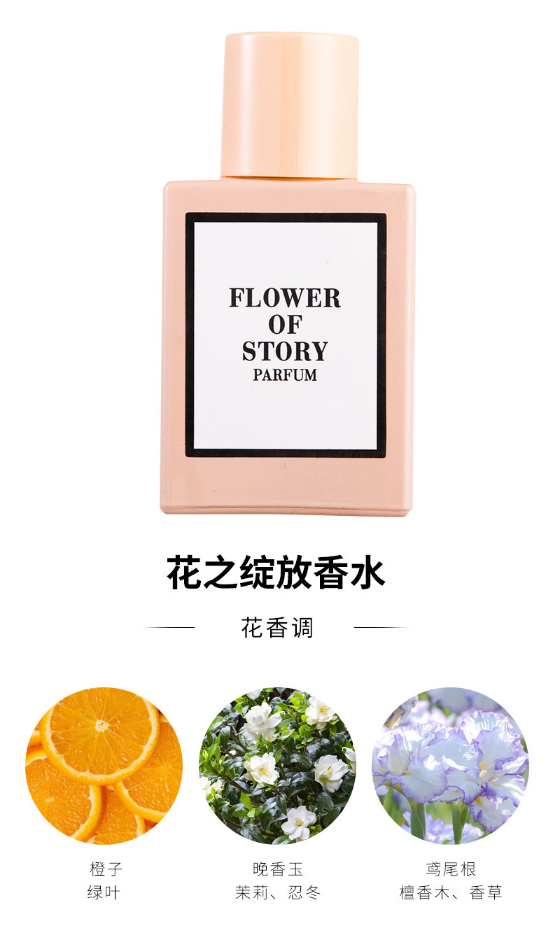 跨境女士香水持久留香花之物语四件套花悦绽放礼盒套装香水批发 pic 9