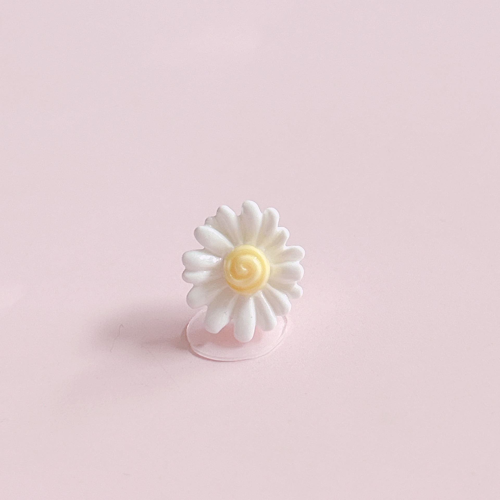 xn Cute mini heart-shaped flowers, simple decoration materials, diy handcrafted hair clips, ear studs, cream glue material pic 13