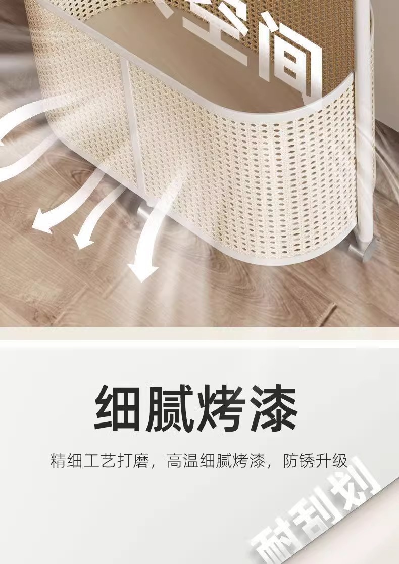 意式衣帽架卧室落地挂衣架入户家用衣服置物架床边晚上放衣服神器详情9