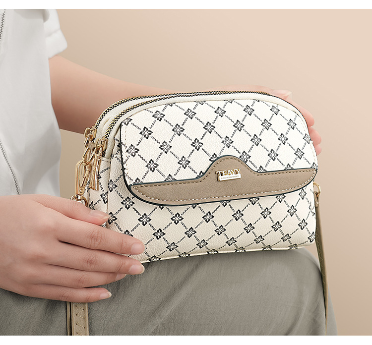 包包女高级感2024跨境外贸斜挎包大容量新款老花时尚气质百搭小包详情21