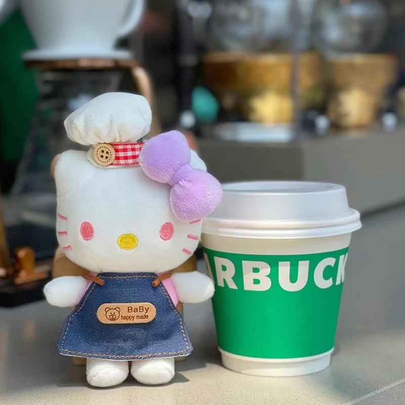 正版hellokitty毛绒玩偶钥匙扣挂饰经典凯蒂猫包包挂件送女友礼物详情12