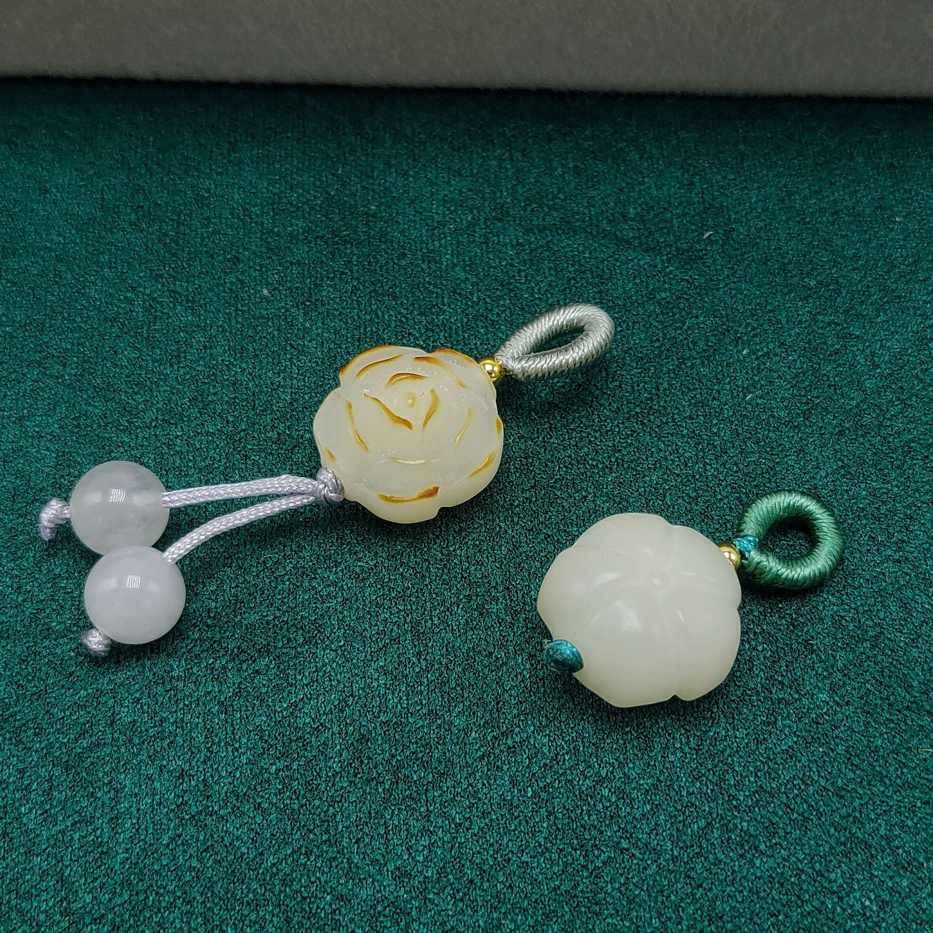 天然菩提根猫爪猫咪莲花小滴溜挂坠手串项链吊坠隔珠文玩饰品配件详情13