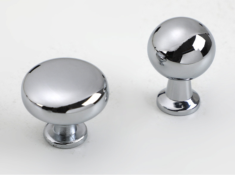 鸽子蛋椭圆抽屉单孔拉手北欧金色亮光黑色橱柜衣柜家具圆形小拉手详情26