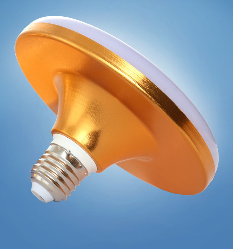 Wholesale of energy-saving LED flying saucer bulbs for household living rooms and rooms, three-proof and moisture-proof E27 screw socket high-power factory lamps pic 4