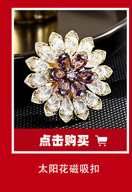 韩系梦幻粉钻甜美少女蝴蝶磁吸扣百搭精美通勤衬衫礼裙防走光胸花详情8