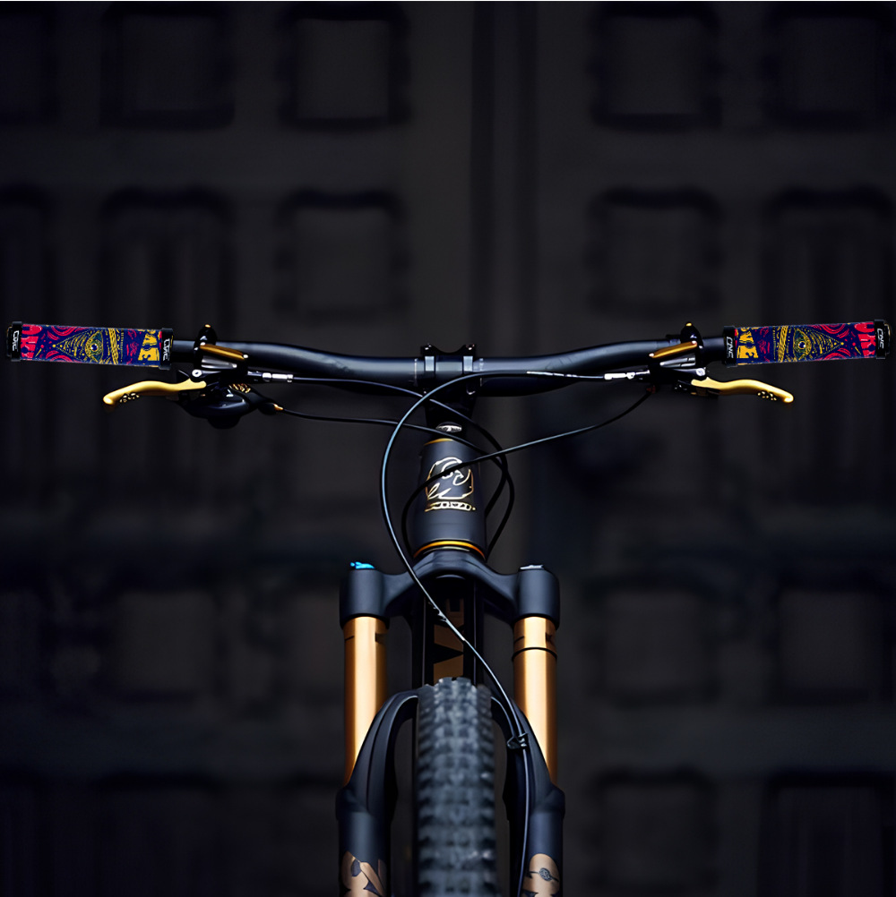 CNC bicycle handlebar covers, anti-slip and shock-absorbing mountain bike handlebars, folding bike silicone comfortable handlebar covers, bicycle accessories pic 21