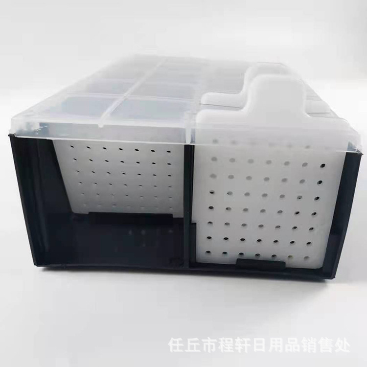 3-053循环方形自动塑料捕鼠器老鼠笼家用循环方形自动ABS塑料捕鼠详情5