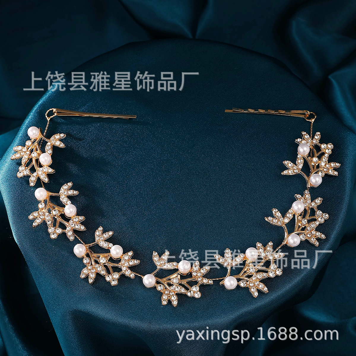 新款流行新娘头饰可爱百搭发带结婚饰品婚礼发带配饰头饰发箍详情13