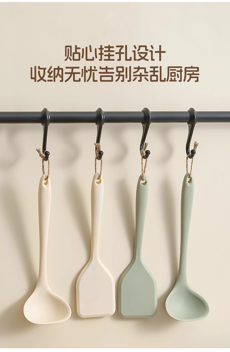 锅铲迷你硅胶铲小号婴儿宝宝辅食工具汤勺家用不粘锅炒菜铲子厨具详情13