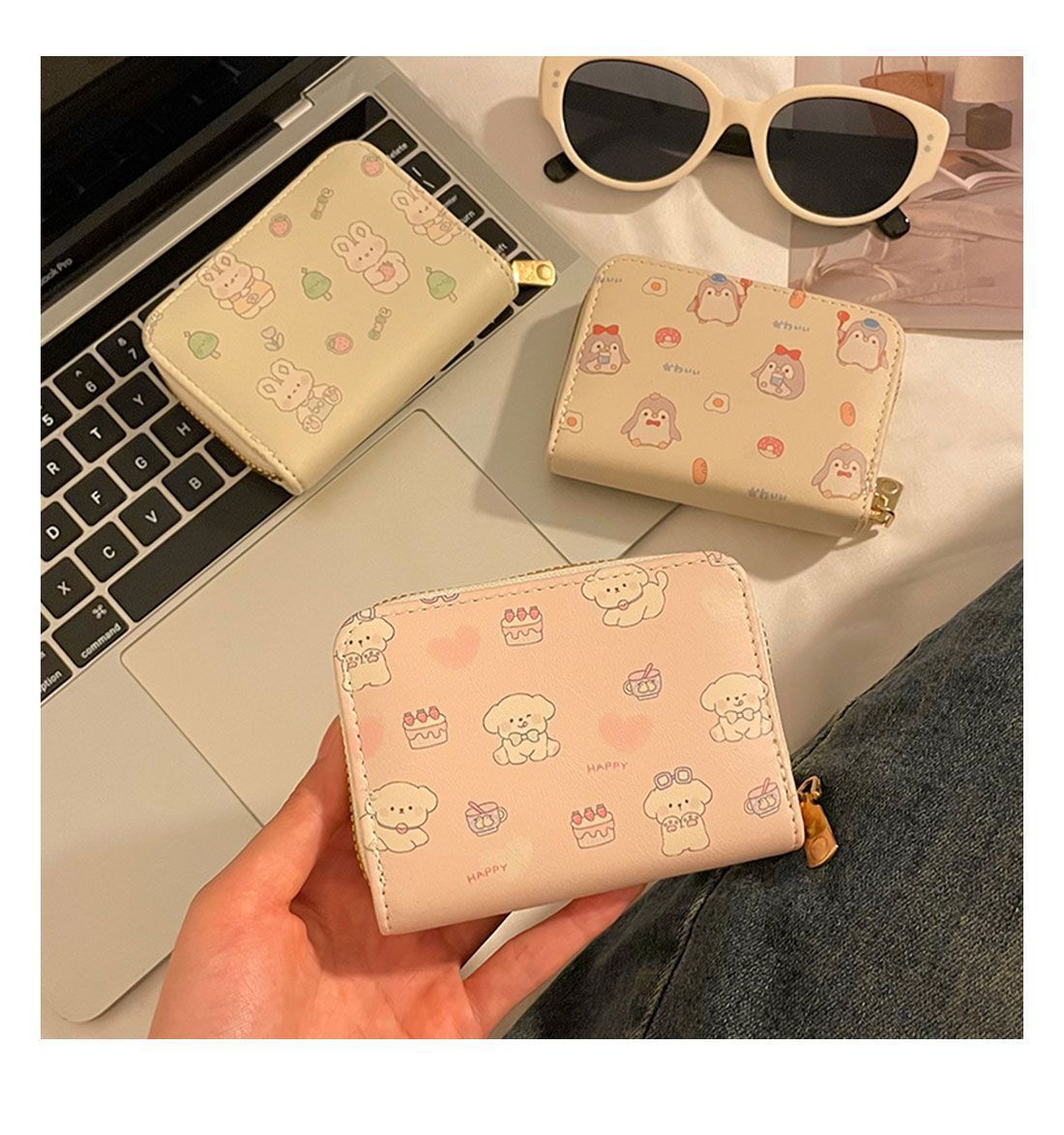 可爱卡包女款大容量超薄多卡位小巧卡套驾驶证件收纳包便携零钱包详情5