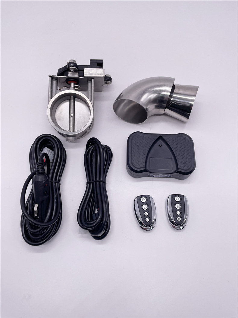 汽车电动排气阀门多角度全开半开遥控可变两线电子阀门控制器详情2