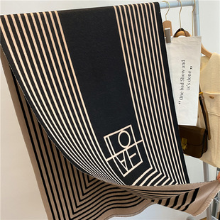 刘亦菲同款复古民族风青鸟围巾女高级感加厚保暖围脖冬季羊绒披肩详情8